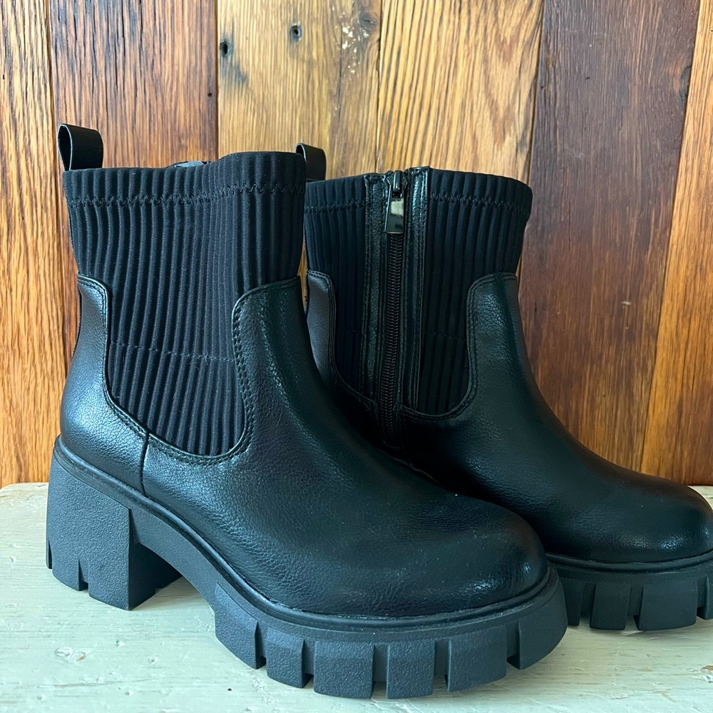 Torrid Black Combat Boots